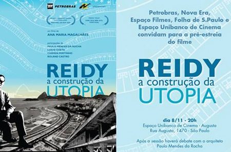 Filme: “Reidy – a construção da utopia”